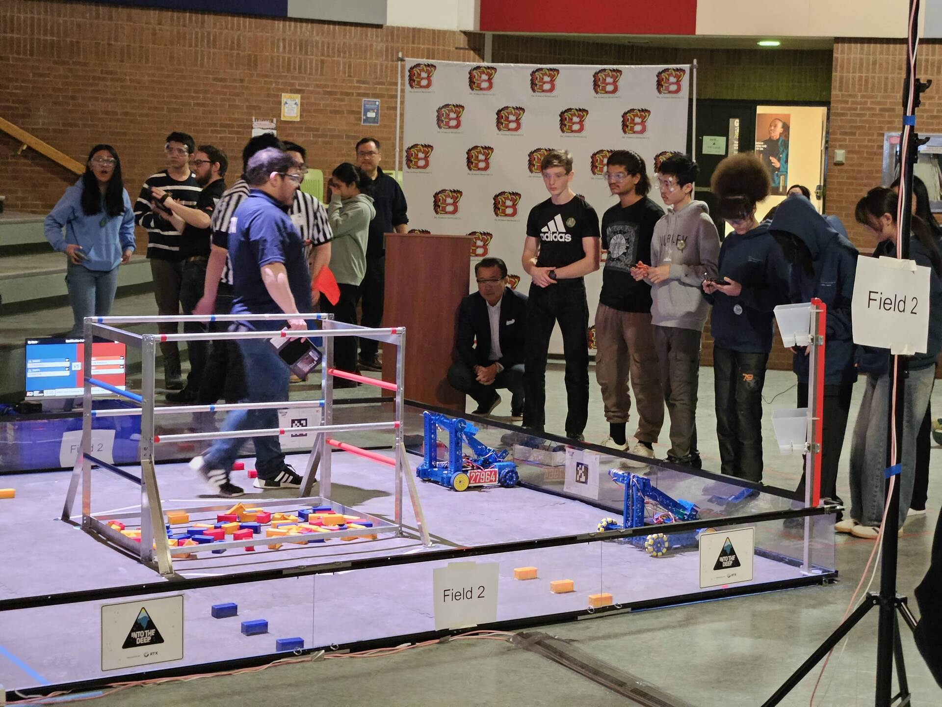 Robot on the FTC field